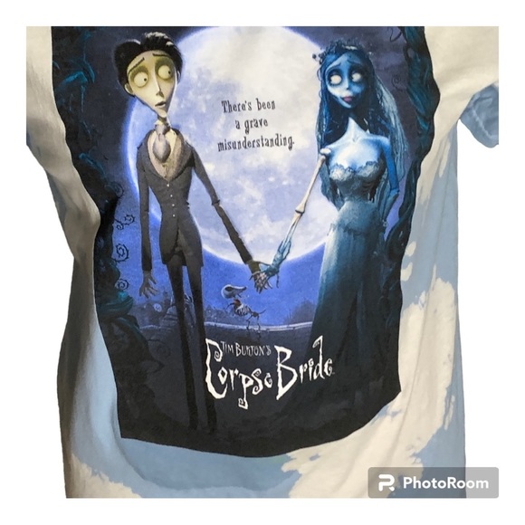 Tim Burton’s Corpse Bride Tops - Corpse Bride T-Shirt SZ M